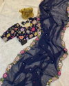 JK Designer Embroidery Faux Georgette Wholesale Clothing Suppliers In India
